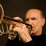 Dave Rocha, playing trumpet
